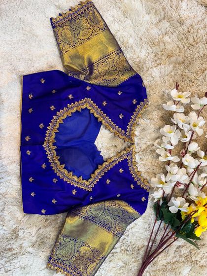 Chaithu Gowda - Custom Designer Ethnic Wear Custom Embroidered Blouses photo 23