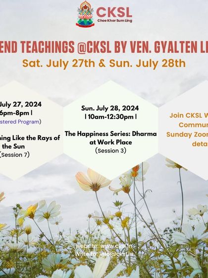 Choe Khor Sum Ling - Buddhist Philosophy Courses Applying Dharma to Daily Life photo 14