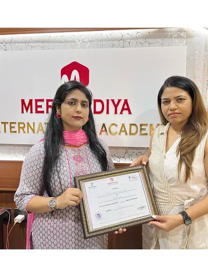 Congratulations to our newest certified graduate. Her dedication to mastering advanced techniques has been inspiring.