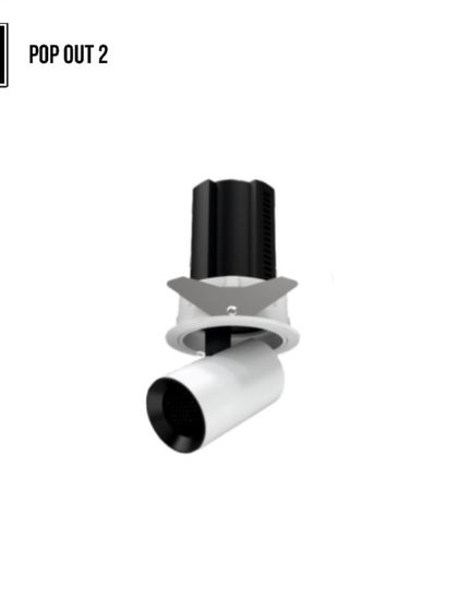 A single-light version of our Pop Out series. Even as a single fixture, it provides complete 360-degree rotation for precise accent lighting.