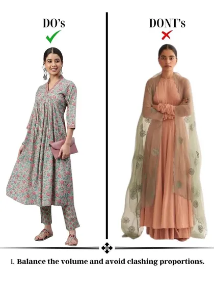 Getting Indian wear right is all about simple rules. A key tip I always share is to balance the volume of your outfit; a flowy kurta pairs best with fitted pants to create a chic, flattering silhouette.