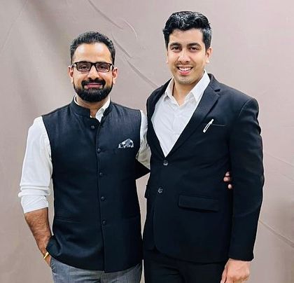 A picture with a key team member at our app launch. It's a blessing to have such a dedicated and talented team working towards a common goal.