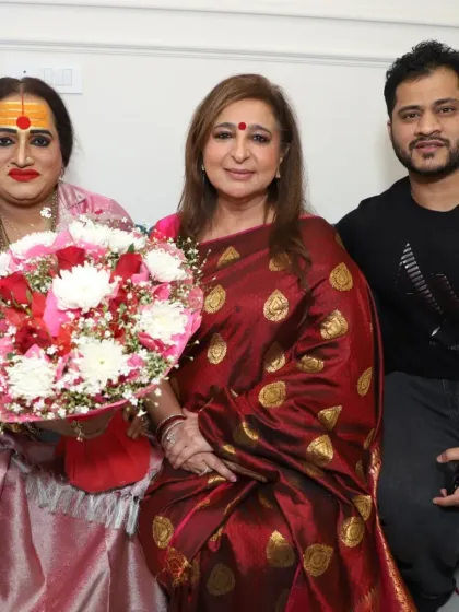 We were honored to have Acharya Mahamandaleshwar Laxmi Narayan Tripathi ji and Aryan Pasha, India's first transman bodybuilder, at our grand opening. Their presence underscores our commitment to the community.