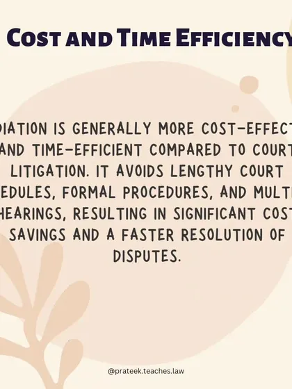 Mediation is significantly more cost-effective and time-efficient than litigation. By avoiding formal court procedures, you can resolve disputes faster and with fewer expenses.
