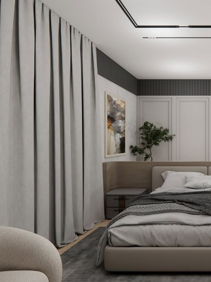 Aakriti Saraf Design - Full-Service Residential Interior Design Private Sanctuaries: Bedrooms photo 15