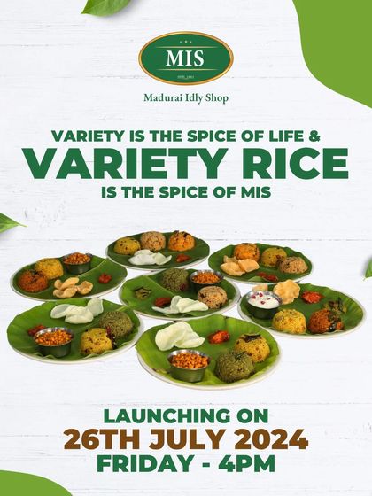Variety is the spice of life, and our variety rice is the spice of MIS. Launching soon!