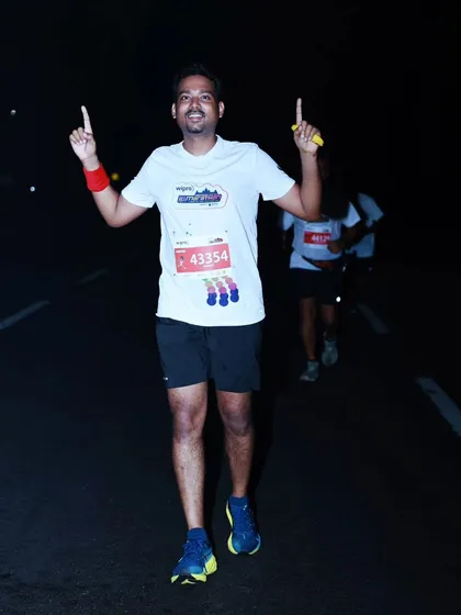 This moment right here is why we do what we do. The pure happiness of one of our members finishing his first full 42.2 km marathon. We train as a group to help each other achieve these incredible personal goals.