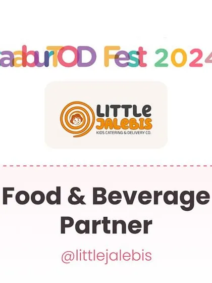Thank you to Little Jalebis, my official Food & Beverage Partner for the festival.