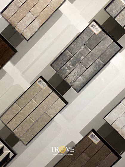 Our collection includes a wide variety of stone and wood look tiles. These options provide the timeless elegance of natural materials with the durability and easy maintenance of modern tiles.