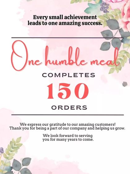 A milestone moment. I am so humbled to have completed 150 orders and grateful to every customer who has trusted my brand.