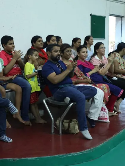 The parents and supporters are a crucial part of our team, cheering on the players during an in-house tournament.