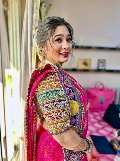 A touch of dewy glow and a whisper of coral on the lips. This look on a mature client is timeless, elegant, and fresh.