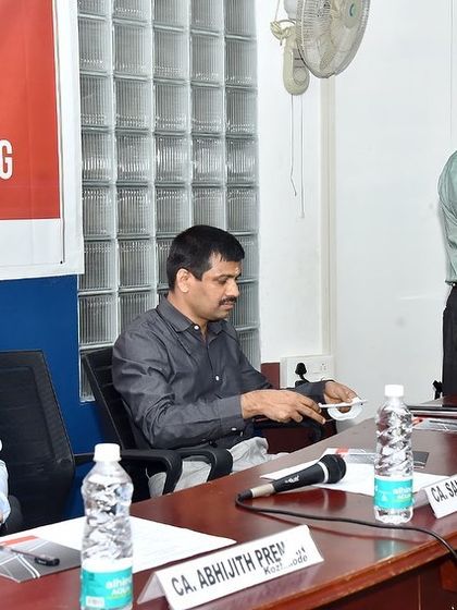 A view from the panel during the seminar on Startups & Fund Raising. Sharing the stage with experienced professionals enriches the discussion for everyone.