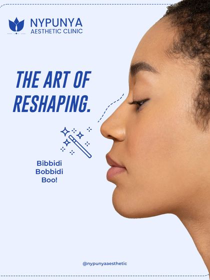 We call this the art of reshaping. A non-surgical nose job using dermal fillers can provide a subtle, magical touch to refine your profile with zero downtime.