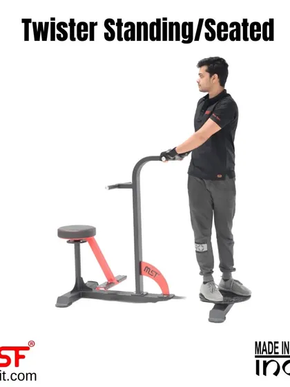 A side view of the standing twister.