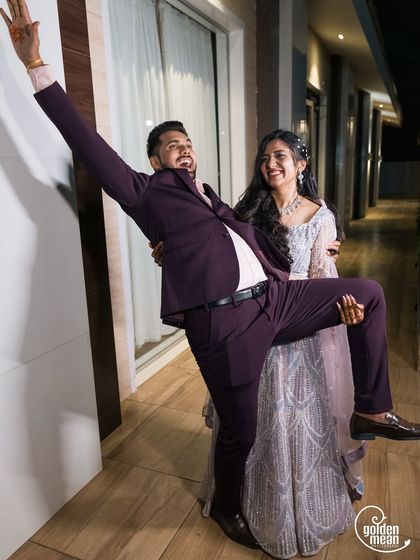 Pure fun and silliness at the reception. We're here for all the goofy, memorable moments.