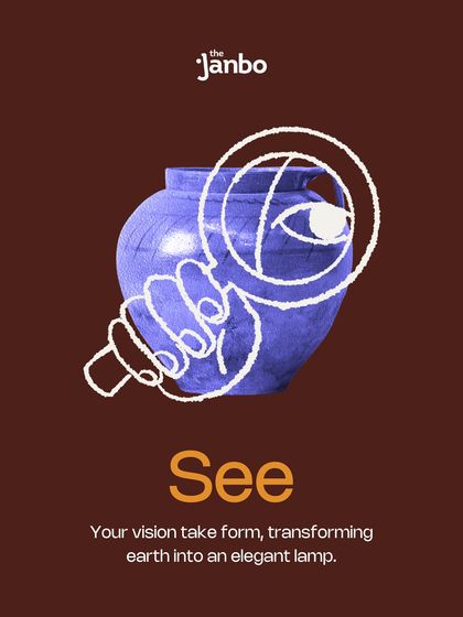 See your vision take form. We guide you through the process of transforming a simple lump of earth into an elegant, handcrafted lamp that reflects your personal style.