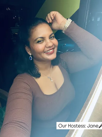 Meet Jane, one of our incredible hosts who serves up chaos with a side of karaoke, making sure every night is a movie.