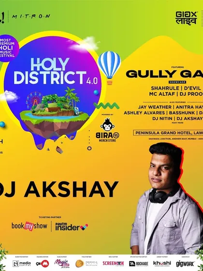 A look at the lineup for the Holy District music festival. I love playing on big stages alongside other great artists, bringing my sound to thousands of music lovers.