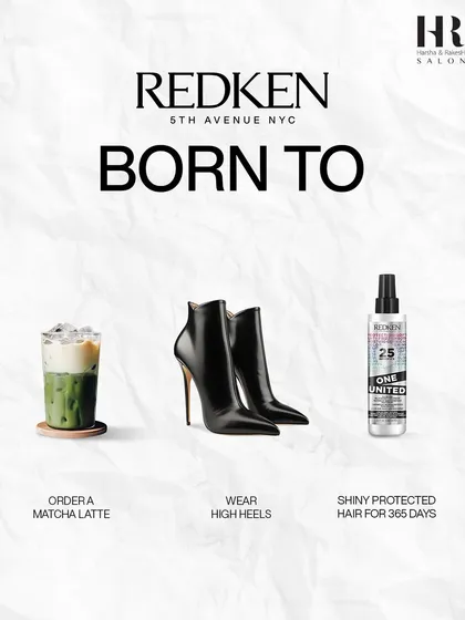 A lifestyle flat-lay featuring Redken's One United spray, a multi-benefit treatment for shiny, protected hair all year round.