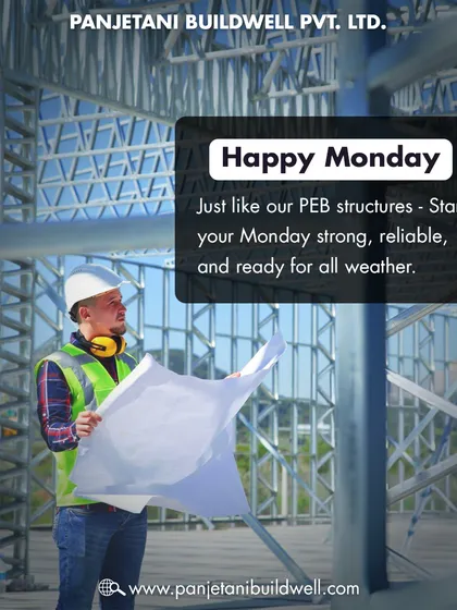 A little Monday motivation from our team. Just like our PEB structures, we encourage everyone to start the week strong, reliable, and ready for any challenge that comes their way.