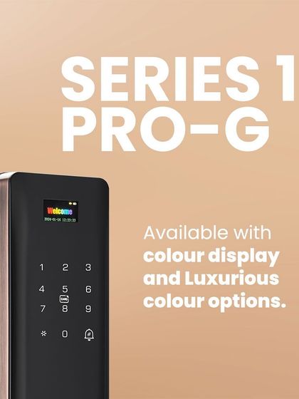 The Series 1 PRO-G is for those who want luxury and smart features on a budget. It includes a color display and is available in several luxurious color options to match your decor.