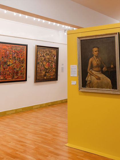 A view of the gallery during 'The Masters & The Modern: South Edition,' reflecting on a month of remarkable conversations and connections within our walls.