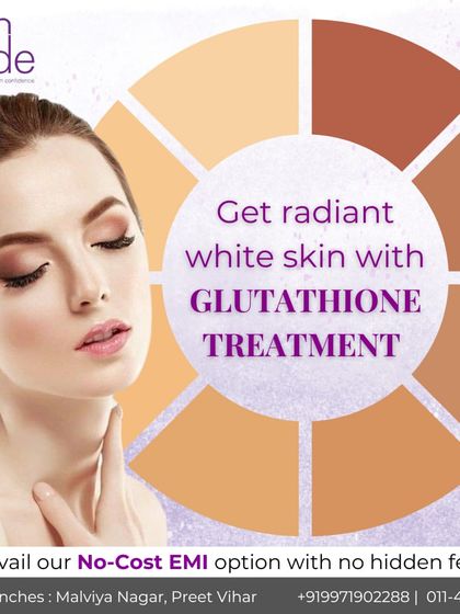 Achieve radiant, even-toned skin with our Glutathione treatment. This powerful antioxidant is the key to reducing pigmentation and achieving a healthy, natural glow from the inside out.