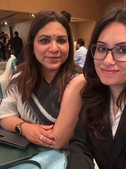With a colleague at the LexTalk World Conference. These events are excellent platforms for networking, exchanging ideas, and staying updated on emerging legal trends.