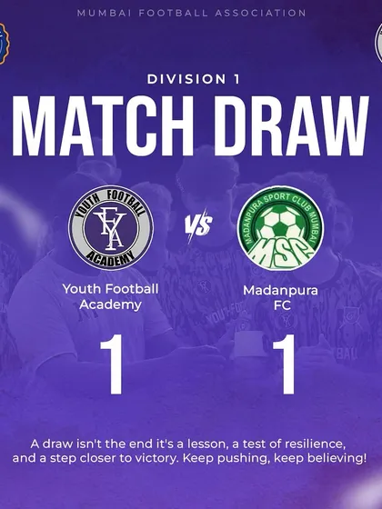 A hard-fought 1-1 draw in a Division 1 match. Every point counts, and we learn from every game.