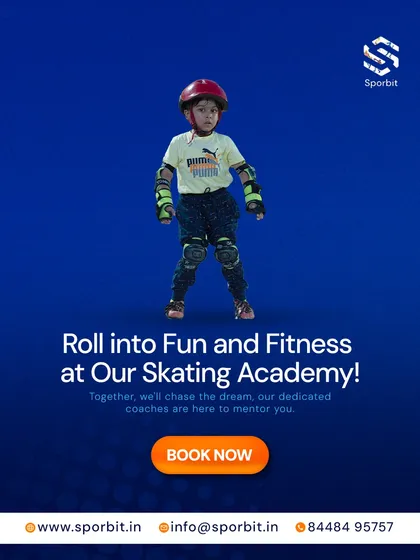 We believe skating is a fantastic way for kids to build confidence, improve balance, and stay active. This image captures the spirit of our academy, where we provide a safe and encouraging space for young skaters to begin their journey on wheels.