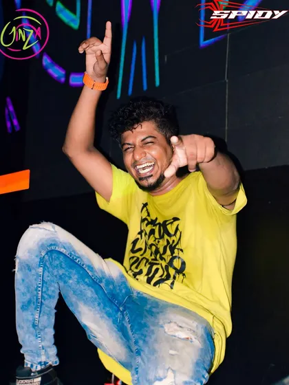 That feeling when the crowd is vibing and the energy is perfect. This is me in my element at Ginza, connecting with the party people.