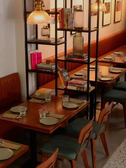 Your corner at Plats. I designed our space to be warm, comfortable, and without fuss. It is a backdrop for good food, great drinks, and even better company.
