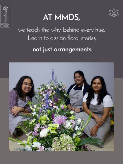 At my school, I teach the 'why' behind every hue. My students learn to design floral stories, not just arrangements, by understanding the power of color.