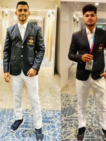 Nihar Duble and Hrushikesh Murchavade selected for the Maharashtra men's team for the national competition in Puri, Odisha.