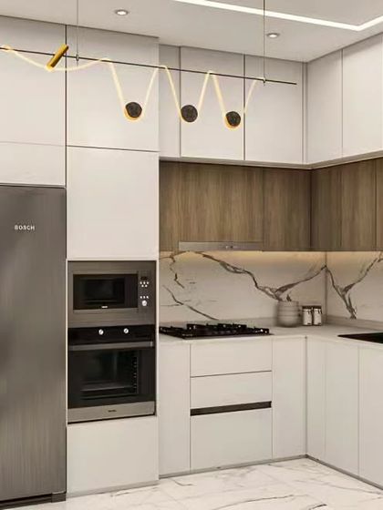 Modular Kitchen - Modular Kitchen Design & Installation Warm & Natural Wood Finishes photo 11
