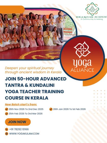 YogaKulam - Yoga & Ayurveda Wellness Retreats Specialized Teacher Training photo 3