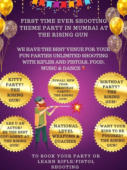 Wondering what we offer? This graphic breaks it down. From birthday and kitty parties to professional training for actors, we have a shooting experience for every need.