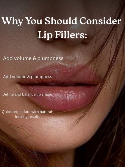Considering lip fillers? They can do more than just add volume. I use them to define the lip border, improve symmetry, and create a plumper, more hydrated appearance with natural-looking results.