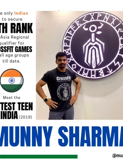 My background isn't just in theory; it's in performance. As the only Indian to secure an 8th rank in the Asia Regional qualifier for the CrossFit Games and being named the Fittest Teen in India, I bring a competitor's mindset and experience to your training.
