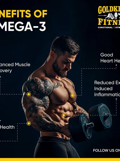 Omega-3 fatty acids are essential for athletes. They enhance muscle recovery, improve joint health, reduce exercise-induced inflammation, and support heart health.