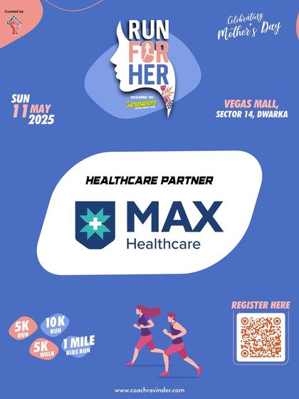 Highlighting our healthcare partner for the "Run For Her" event, prioritizing the wellness of all our participants.