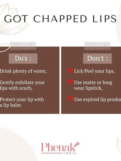 Here are my essential do's and don'ts for preventing chapped lips. Remember to drink plenty of water, gently exfoliate, and always protect your lips with a balm. Avoid licking your lips or using expired products to keep them healthy.