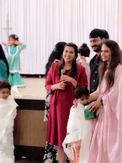 The kids are having a great time with the tissue paper mummy wrap game. I always have a collection of kid-friendly party games ready for any family function.