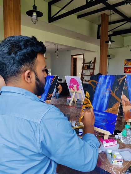 Paint Bar - Public Art Workshops & Experiences Sip & Paint: The Classic Experience photo 19