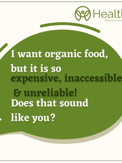 Does this sound like you? "I want organic food, but it is so expensive, inaccessible & unreliable!" We're here to change that perception with our affordable and reliable meal plans.