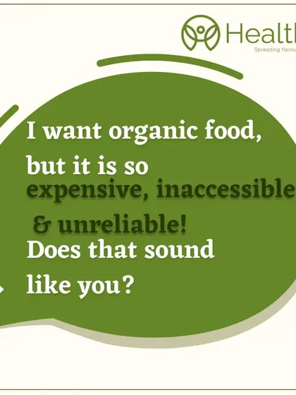 Does this sound like you? "I want organic food, but it is so expensive, inaccessible & unreliable!" If so, I have a solution for you.