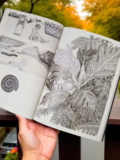 I have a special love for books that are also works of art. "Summer's Children" by Indian author Anpu Varkey is a stunning wordless graphic novel that tells a story through intricate, dot-work illustrations, evoking pure nostalgia.
