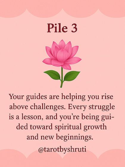 Let the universe send you a message through these flowers. This reading focuses on energies of self-love and forgiveness, optimism for brighter days, or rising above challenges for spiritual growth.