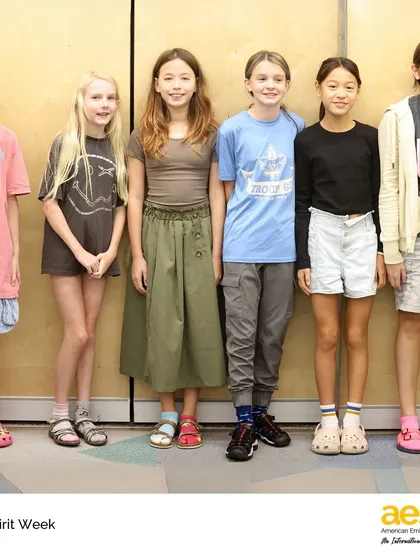 Middle School Spirit Week is all about building community by being silly together. With creative themes like pajama day, animal day, and socks with sandals, we see everyone's enthusiasm and camaraderie shine.